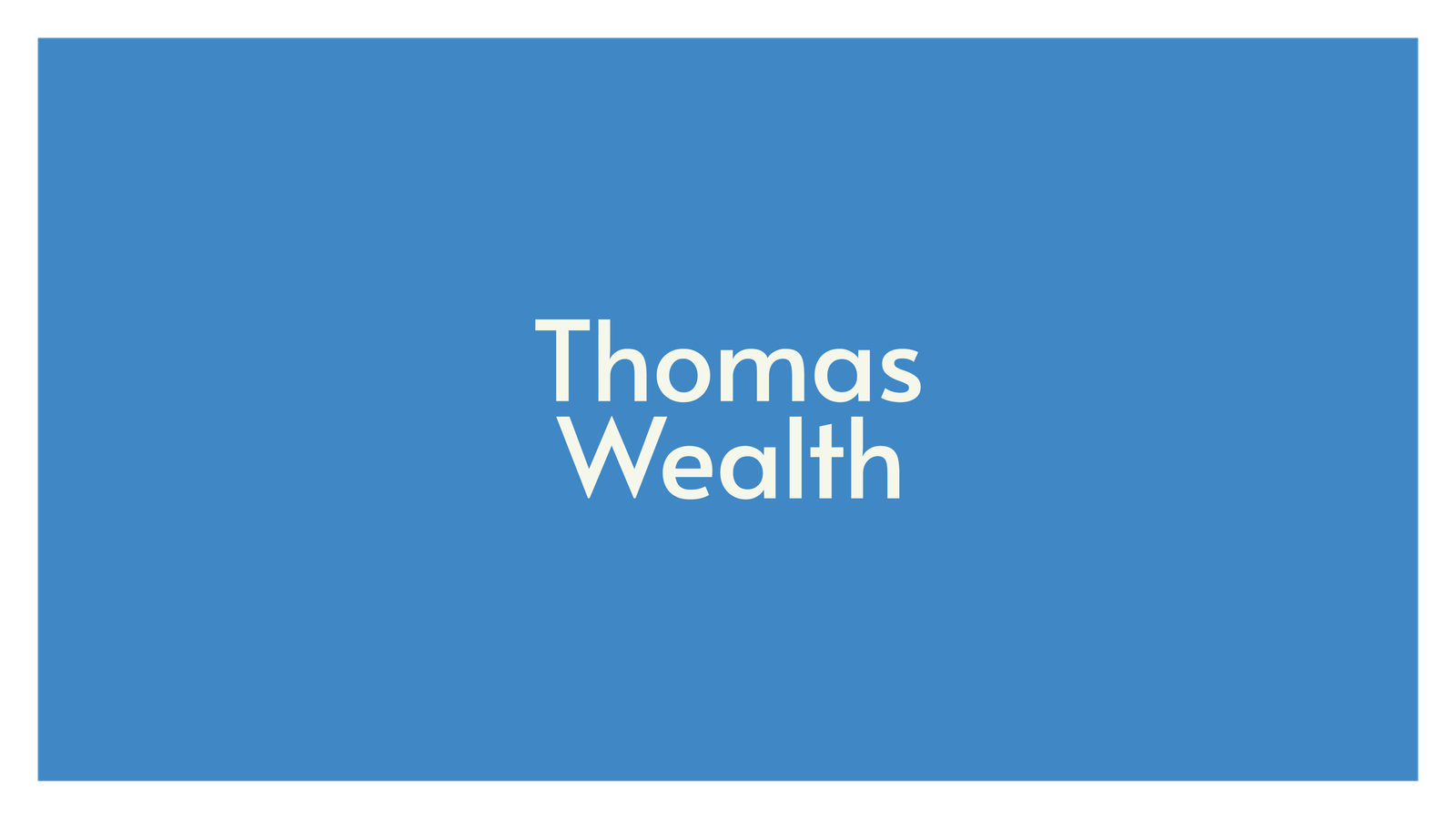 Thomas Wealth Text Mark